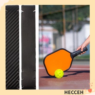 Hecceh Pickleball Vợt Cạnh Miếng Dán, Băng Bảo Vệ Khung PU Đen, Nhãn Dán Vợt Pickleball Chống Va Chạm DIY