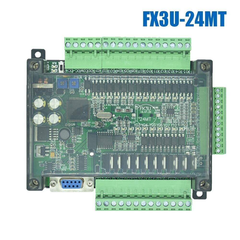 Fx3u-24mr / 14MR FX3U-24MT / 14MT PLC Bộ điều khiển Logic lập trình 14DI / 10DO Analog 6AI / 2AO RS2