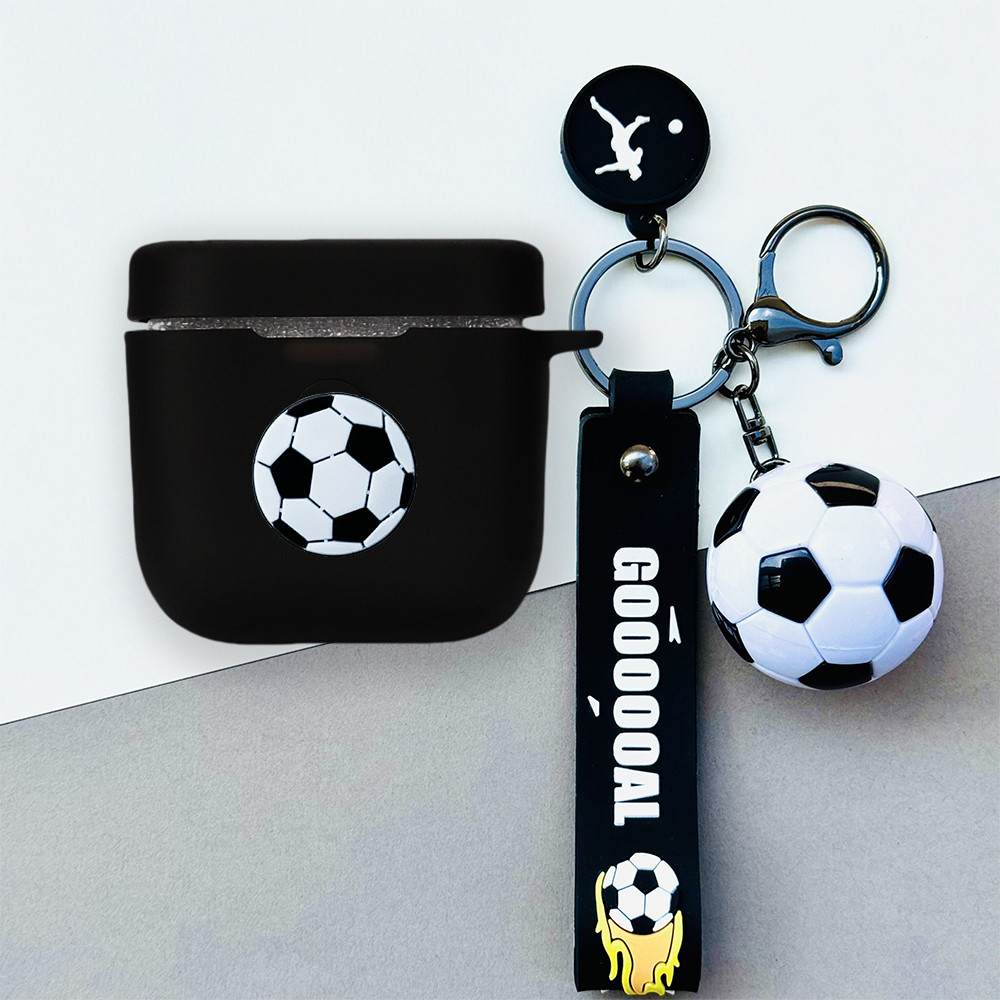 Suitable for Bowers & Wilkins PI7 Case Cartoon Football Bear Keychain Pendant Bowers & Wilkins PI5 S