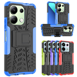 Dành cho xiaomi redmi note 13 / note 13 pro / note 13 pro + 5g 4g vỏ bảo vệ chống sốc chắc chắn chắc chắn có chân đế