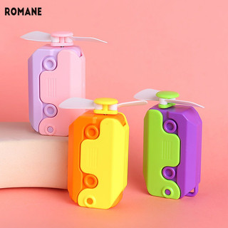 Romane Quạt nhỏ mini đồ chơi cầm tay làm mát quạt cầm tay quạt cầm tay nhỏ