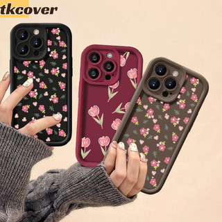 Ốp Điện Thoại Hoa Tulip Xuân Hè Cho OPPO A98 A96 A79 A76 A78 A58 A18 A38 A17 A17K 5G Retro Lãng Mạn Hoa Tươi Mềm