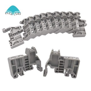 E / Uk Din Rail Terminal Blocks End Stopper Bracket Xám, Terminal Block Connector