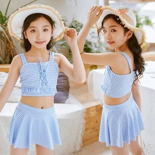 Đồ bơi trẻ em bé gái Bộ đồ bơi công chúa mùa xuân Bộ đồ bơi chia đôi cho bé gái