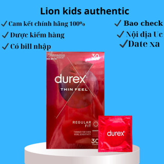 Bao cao su durex Úc [SIÊU MỎNG 0.01_DATE 2028] hộp 30 cái