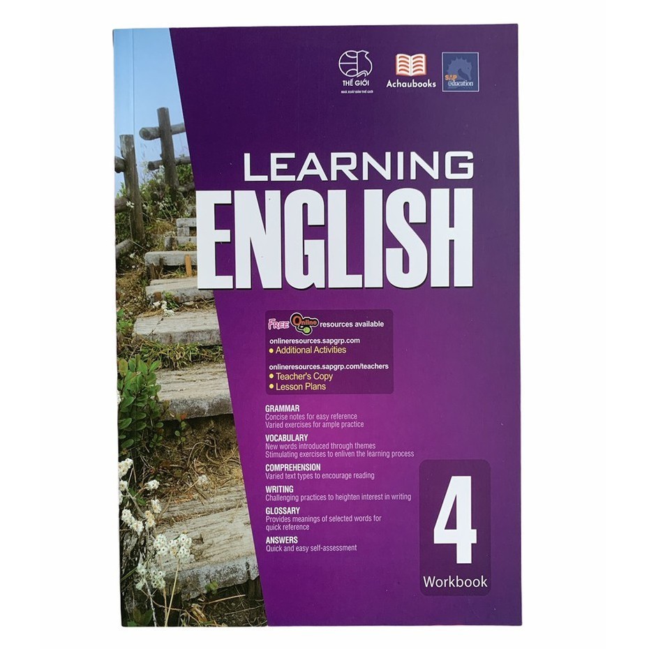 Sách : Learning English 4 ( dành cho trẻ từ 9 tuổi)