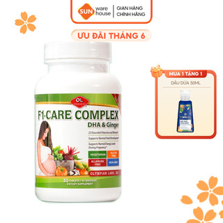 Viên Uống Cho Bà Bầu Olympian labs F1- Care Complex Bổ Sung Vitamin Tổng Hợp 30 Viên