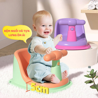 Ghế Tắm Ngồi Chống Trơn Trượt Cho Bé, Ghế Tập Ngồi Cho Bé Tiện Lợi, Ghế Trẻ Em Đa Năng Giúp Chăm Trẻ Dễ Dàng