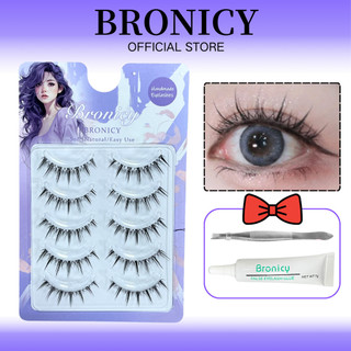Bronicy Lông Mi Giả Quỷ Nhỏ Tự Nhiên Dày Trong Suốt Thân Truyện Tranh Barbie Cổ Tích Lông Mi