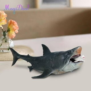 Magideal Shark Nhân vật hành động Mô hình Megalodon Đồ chơi cá mập thu nhỏ để hỗ trợ giảng dạy cho