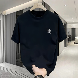Áo thun ngắn tay in chữ Cotton nam dáng rộng