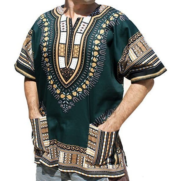 Áo thun nam ngắn tay Dashiki Kiyoshi in hình năm 2024 (16-20)