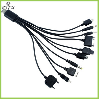 Ptfu đa pin cáp sạc usb adapter cáp dây dữ liệu 10 trong 1 cáp truyền dữ liệu usb đa năng mới