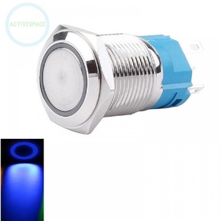 【NEW】Button Switch Flat Head With Ring Light IK09 IP66 Metal Push Button Switch