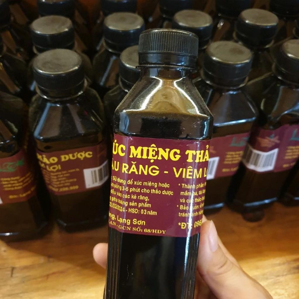 Nước súc miệng thảo dược Aforex Lạng Sơn dành cho người bị sâu răng, viêm lợi, hôi miệng .