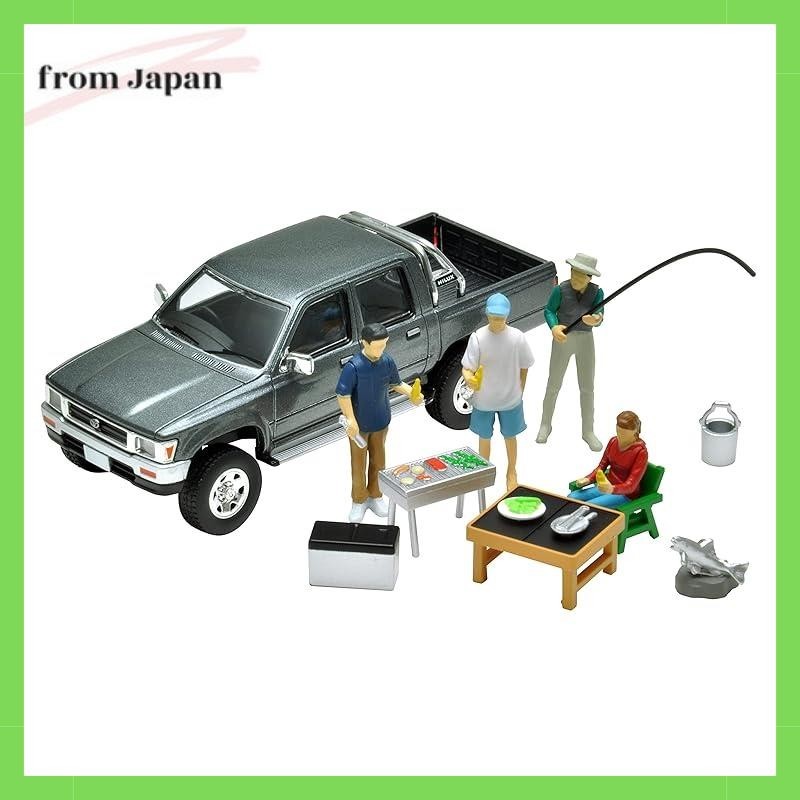 Tomytec Diocolle 64 1/64#Car Snap 14a BBQ2 (Hilux included) ABS/PVC dolls and accessories (painted a