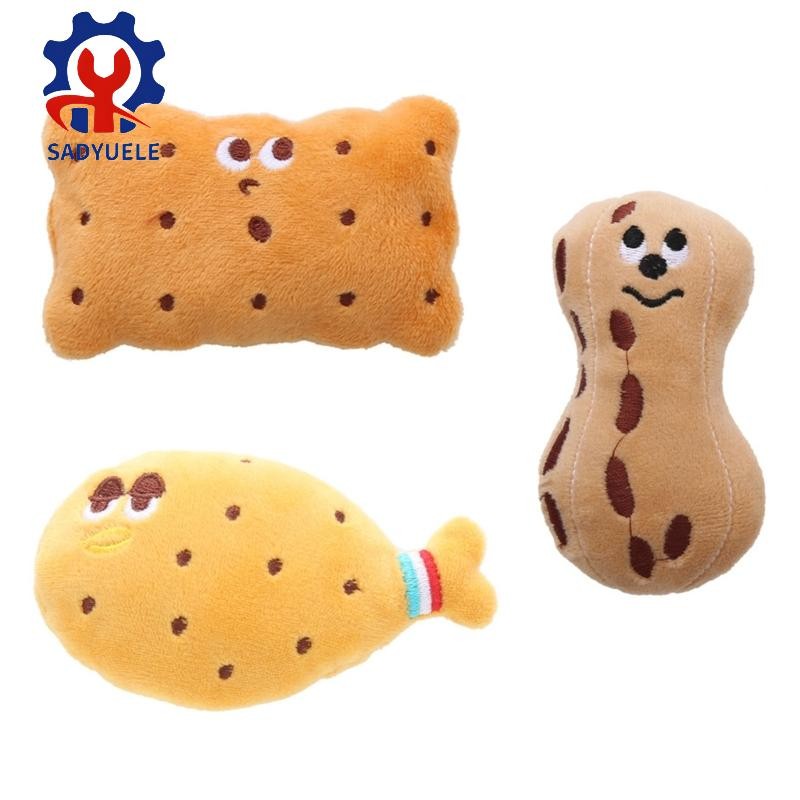 Washable Dog Squeaky Toy for Aggressive Chewers Plush Dog Squeaky Toy for Indoor