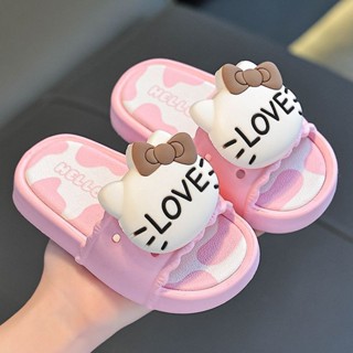 Dép lê Hello Kitty cho bé gái – chống trượt, siêu nhẹ, êm chân, đi trong nhà/đi biển