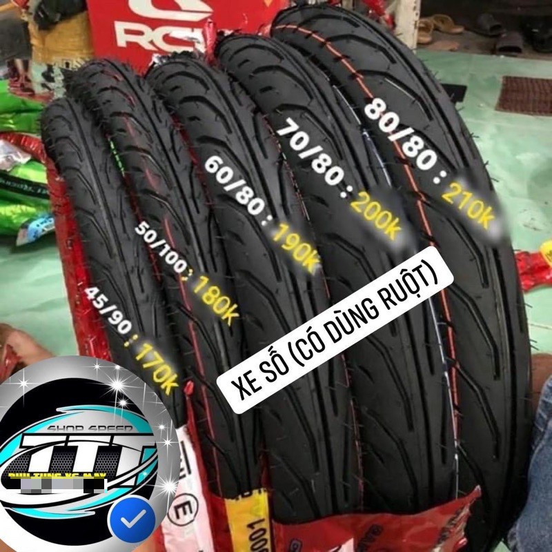 Vỏ lốp xe CAMEL chính hãng 45/90/17 & 50/100/17&60/80/17 & 70/80/17 & 80/80/17 (có dùng ruột) CAMEL 