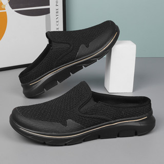 Size35-48 Siêu Thoải Mái slip-on Nhân Quả Giày Backless Giày Nửa Dành Cho Nữ Nam Đi Bộ Lái Xe 46 / 47 / 48 / US12 / US13