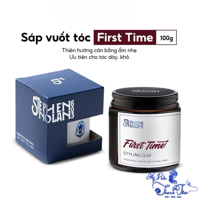[ LA ] Sáp vuốt tóc nam FIRST TIME Styling Clay | STEPHEN NOLAN 603