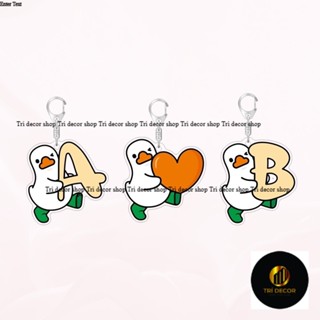 Móc Khóa Acrylic Chữ Hoạt Hình Sáng Tạo Túi Dễ Thương Trang Trí Schoolbag Mặt Dây Chuyền Nhỏ Quà Tặng Móc Khóa