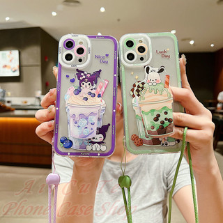 Ốp lưng iPhone 15 14 13 12 11 Pro Max X XR XS Max 8 7 6 6S + Plus SE 2020 iPhone15 iPhone14 iPhone13 iPhone12 iPhone11 iPhoneX iPhoneXR iPhoneXS iPhone8 iPhone7 iPhone6 iPhone6S Clear Protect Camera Kulomi Pacha Dog Stand Lanyard Soft Case