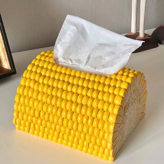 Sáng Tạo Ngô Hộp Khăn Giấy Ánh Sáng Sang Trọng Phòng Ăn Xe Gắn Giấy Ngăn Kéo Bàn Cà Phê Trang Trí Và Đồ Trang Trí