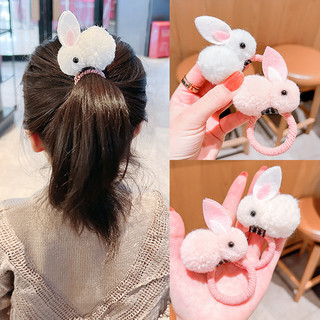Plus sang trọng tai thỏ dây buộc tóc ngọt ngào cô gái dễ thương thỏ buộc tóc đầu dây bóng tóc dây phụ kiện tóc