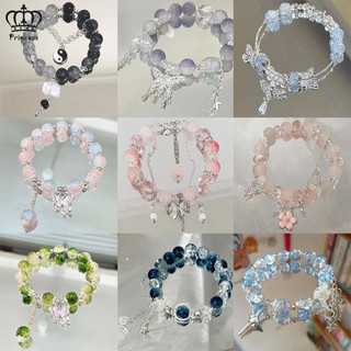 ✨Vòng Tay Chuỗi Hạt Đá opal Nhân Tạo Thời Trang Cho Nữ✨