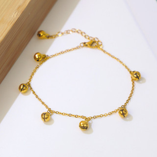 [LAVNADE] Vòng chân chuông thép titan dành cho bé gái, chống thấm nước - Mẫu mã đơn giản L1D02