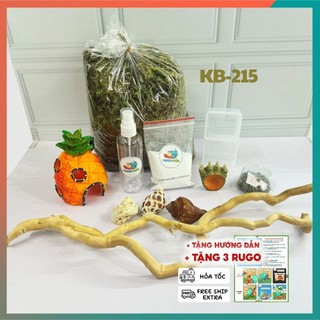Combo nuôi ốc baby không kèm chuồng - mã KB215