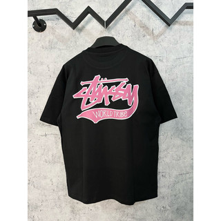 [Ảnh Thật] Áo thun Stussy logo world tribe cotton dày lanh form âu in dtf -