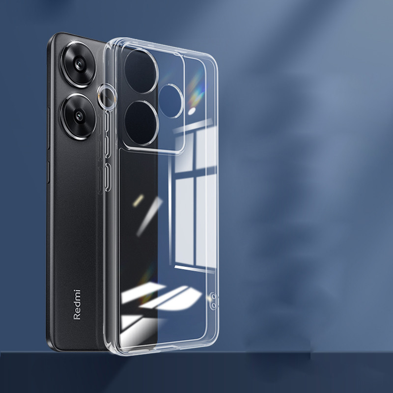 Ốp Bảo Vệ Camera Trong Suốt Cho Xiaomi Redmi Turbo 3 Turbo3 5G Trong Suốt Mềm TPU Silicon Cho Redmi 