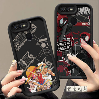 Dành Cho OPPO F9 Pro A5S A7 Ốp điện thoại A1K A3S A9 A5 A31 A53 A33 2020 A15S A15 A12 A16K A16E A16 A17K A17 A18 A38 A52 A53S A54 A72 A74 A92 4G 5G Hoạt Hình Anime One Piece Hợp Thời Trang Lưng Mềm Mại Bao da