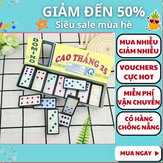 Bộ đồ chơi cờ Domino bằng nhựa ✓Giá rẻ ✓Vui nhộn