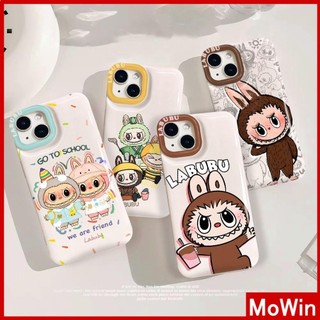 Mowin - Dành Cho iPhone 15 Pro Max iPhone 11 Ốp Lưng Túi Khí Chống Sốc Sáng Bóng Sơn Bóng TPU Mềm LABUBU Vui Nhộn Dễ Thương Thú Vị Tương Thích Với iPhone 14 13 12 11 XS XR 7Plus 8Plus