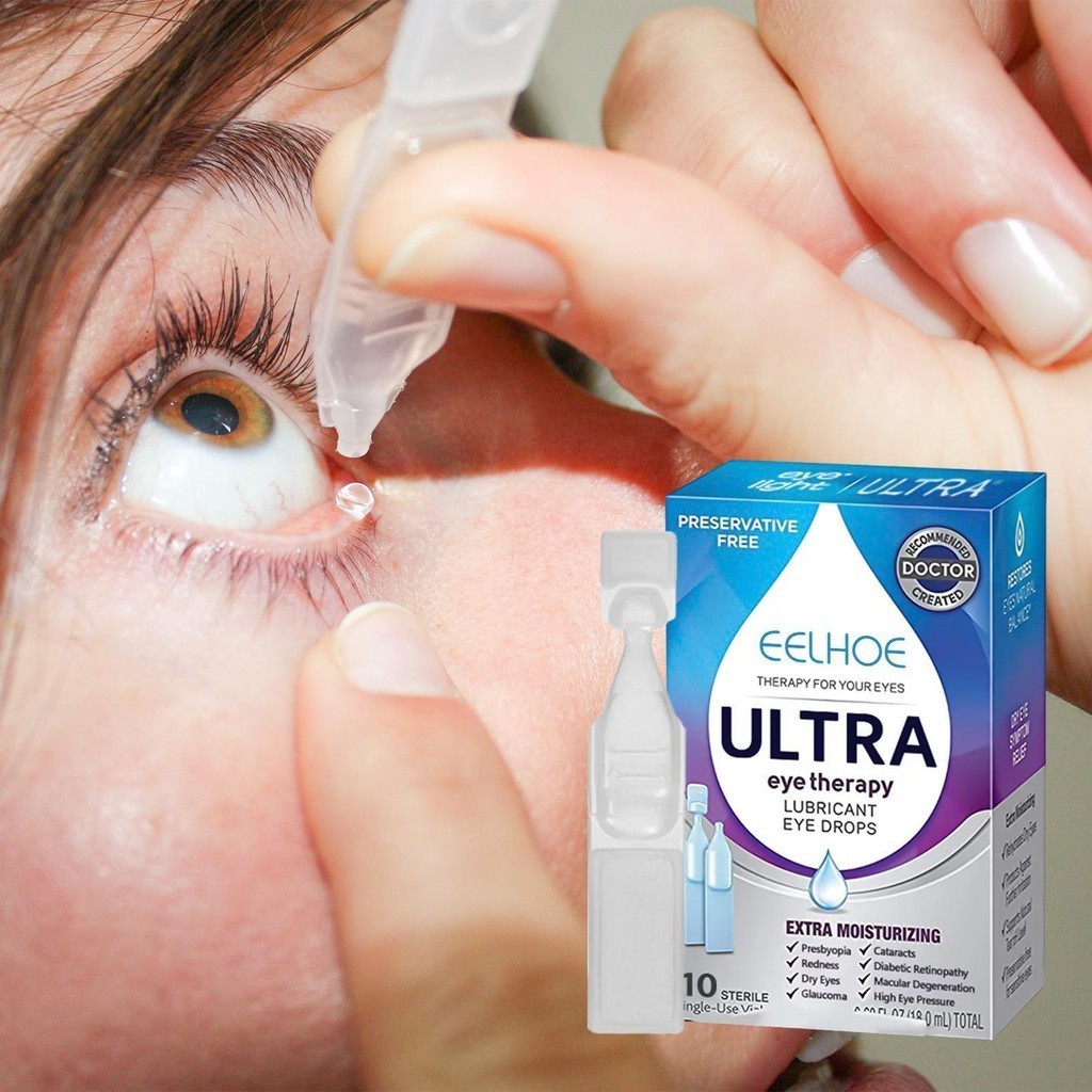 Redness Reliever Eye Drops Dry Eye symptom Reliever Drop Sản phẩm chăm sóc mắt đa năng giúp mỏi mắt khô yunvn yunvn