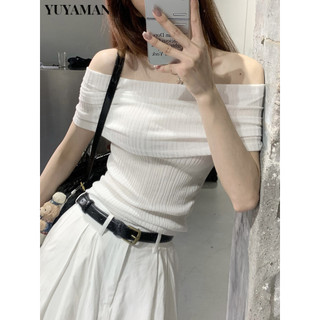 YUYAMAN áo phông áo thun nữ croptop baby tee Cute Thời trang Xu hướng Comfortable A29J284 19Z240507