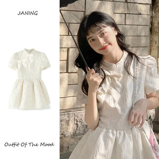 Váy cottagecore Đầm babydoll Váy body Đầm dự tiệc Mùa Hè 2024 Phong Cách Mới Muối Ngọt Ngào Phong Cách Thắt Lưng Ôm Hơn Nhìn Trắng Đầm Thiết Kế Nữ Niche Công Chúa Puffy Váy