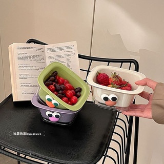 Hai lớp rau rửa trái cây giỏ trái cây thoát nước phòng khách hộ gia đình phong cách mới nhà bếp dụng cụ tiện dụng đa năng đĩa trái cây thực vật