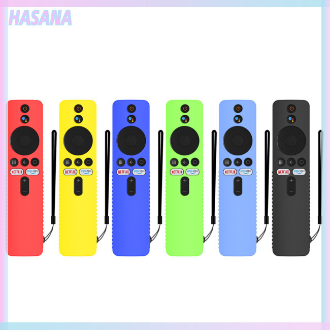 Hasa Silicone Điều Khiển Từ Xa Vỏ Bảo Vệ Bụi Có Dây Buộc Tương Thích Cho Mi Tv Stick 4k Tv Stick