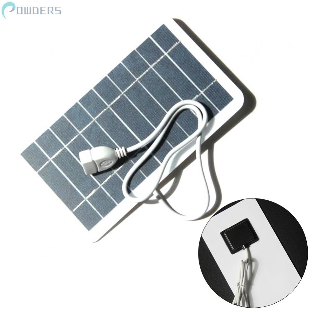 -New In May-Solar Panel Fast Charging Port USB Output Durable 2W 5V Solar Panel Charger[Overseas Products]