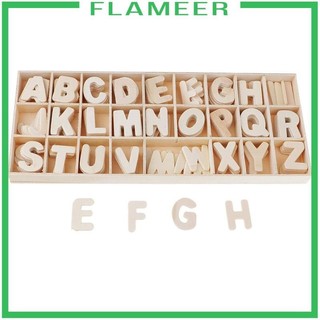 156x diy chữ cái bảng chữ cái gỗ sổ lưu niệm tôn trang bảng chữ cái-156 chiếc