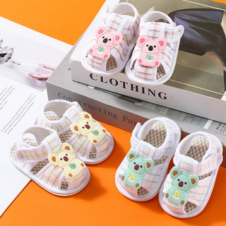 Xăng đan Đế Cao Su Thoáng Khí Chống Trơn Trượt Mùa Hè Mới Cho Bé 0-1 Tuổi Trẻ Sơ Sinh Pre-Toddler Giày