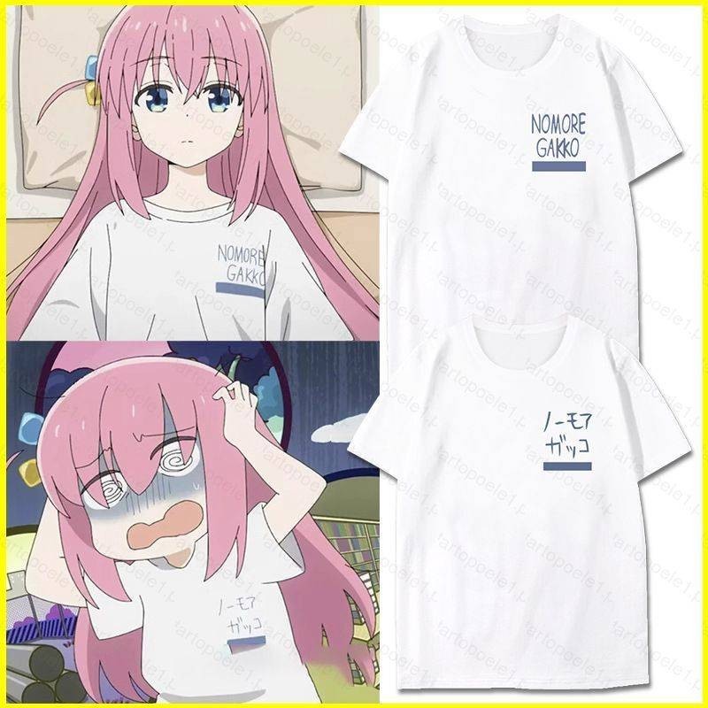 Bx BOCCHI THE ROCK Gotoh Hitori Ijichi Nijika kessoku bando Cosplay vải 3D mùa hè Áo thun ngắn tay A