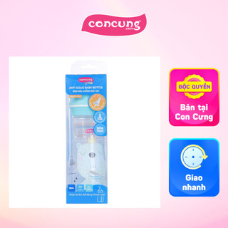 Bình sữa ConCung Good cổ thường 250ml - Xanh dương