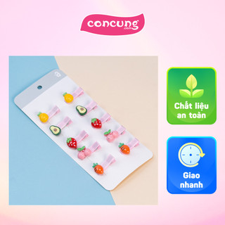 Set kẹp tóc cho bé 10 món animo a2109_mn032