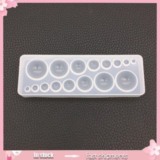 Yoi Khuôn nhựa silicon trong suốt Khuôn xà phòng Fondant để làm thủ công DIY