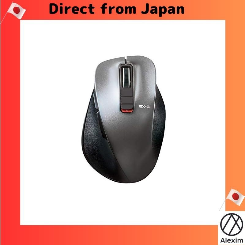 [Direct from Japan]Elecom Mouse Wireless Mouse Bluetooth EX-G Grip Extreme Quiet Design 5-Button Mul